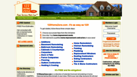 What 123homezone.com website looked like in 2016 (8 years ago)
