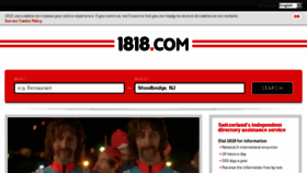 What 1818.com website looked like in 2016 (8 years ago)