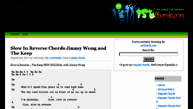 What 1stchords.com website looked like in 2016 (8 years ago)