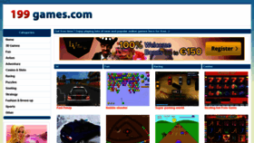 What 199games.com website looked like in 2016 (8 years ago)