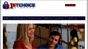What 1stchoiceforstorage.com website looked like in 2016 (8 years ago)
