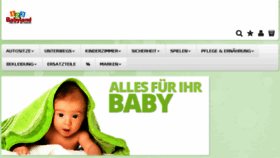 What 123babyland.de website looked like in 2016 (8 years ago)