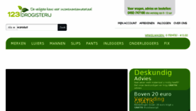 What 123drogisterij.nl website looked like in 2016 (7 years ago)