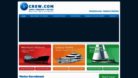 What 1stcrew.com website looked like in 2016 (8 years ago)