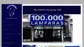 What 100000lamparas.com.ar website looked like in 2016 (7 years ago)