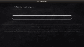 What 18allchat.com website looked like in 2016 (7 years ago)