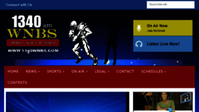 What 1340wnbs.com website looked like in 2016 (7 years ago)