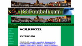 What 123football.com website looked like in 2016 (7 years ago)