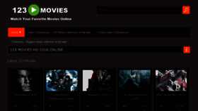 What 123movie.pro website looked like in 2016 (7 years ago)