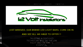 What 12voltinstallations.ca website looked like in 2016 (7 years ago)