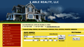 What 1ablerealty.com website looked like in 2016 (7 years ago)