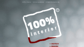 What 100interior.de website looked like in 2016 (7 years ago)
