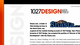What 1027design.com website looked like in 2016 (7 years ago)