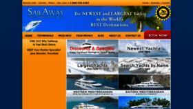 What 1800sailaway.com website looked like in 2016 (7 years ago)