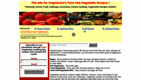 What 101vegetarianrecipes.com website looked like in 2016 (7 years ago)