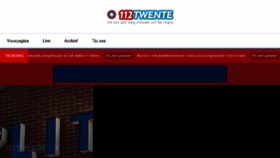 What 112twente.nl website looked like in 2016 (7 years ago)