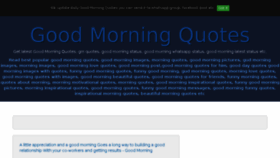 What 123goodmorningquotes.com website looked like in 2016 (9 years ago)