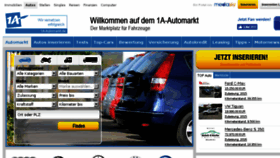 What 1a-automarkt.de website looked like in 2016 (7 years ago)