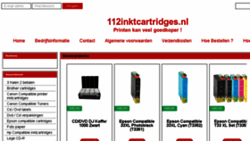 What 112inktcartridges.nl website looked like in 2016 (7 years ago)