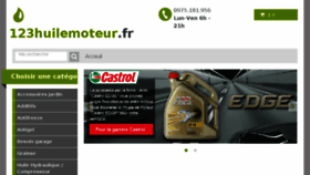 What 123huilemoteur.fr website looked like in 2016 (7 years ago)