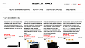 What 110220electronics.com website looked like in 2016 (7 years ago)