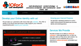 What 10for2.com website looked like in 2017 (7 years ago)