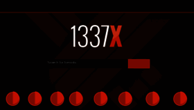 What 1337x.co website looked like in 2017 (7 years ago)