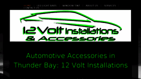 What 12voltinstallations.ca website looked like in 2017 (7 years ago)