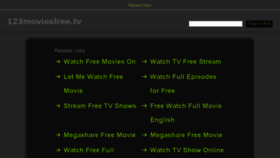 What 123moviesfree.tv website looked like in 2017 (7 years ago)