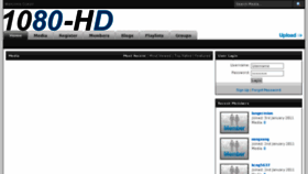 What 1080-hd.com website looked like in 2011 (13 years ago)
