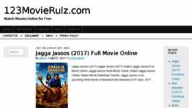 What 123movierulz.com website looked like in 2017 (7 years ago)