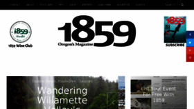 What 1859oregonmagazine.com website looked like in 2017 (7 years ago)