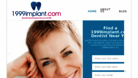 What 1999implant.com website looked like in 2017 (7 years ago)