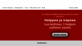 What 123kotisivu.fi website looked like in 2017 (7 years ago)