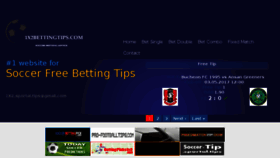 What 1x2bettingtips.com website looked like in 2017 (7 years ago)