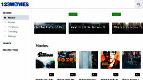 What 123movies.studio website looked like in 2017 (7 years ago)