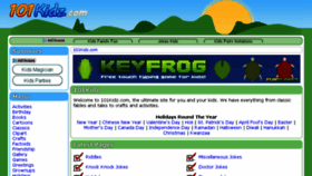 What 101kidz.com website looked like in 2017 (6 years ago)