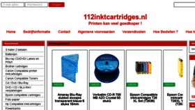 What 112inktcartridges.nl website looked like in 2017 (6 years ago)