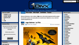 What 1divx.com website looked like in 2017 (6 years ago)