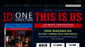 What 1dthisisus-movie.com website looked like in 2017 (6 years ago)