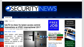 What 1stsecuritynews.com website looked like in 2017 (6 years ago)