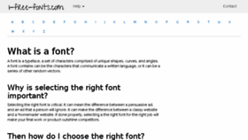 What 1-free-fonts.com website looked like in 2017 (6 years ago)