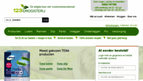 What 123drogisterij.nl website looked like in 2017 (6 years ago)