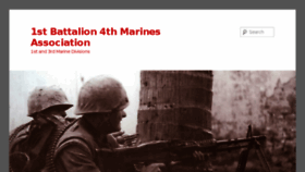 What 1stbn4thmarines.com website looked like in 2017 (6 years ago)