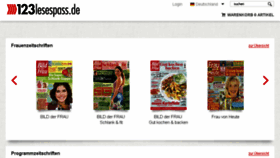 What 123lesespass.de website looked like in 2017 (6 years ago)