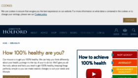 What 100health.com website looked like in 2017 (6 years ago)