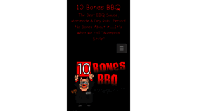 What 10bonesbbq.com website looked like in 2017 (6 years ago)