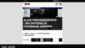 What 1live-freundeskreis.de website looked like in 2017 (8 years ago)