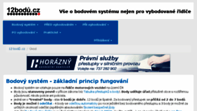 What 12bodu.cz website looked like in 2017 (6 years ago)