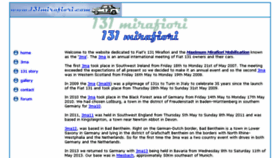 What 131mirafiori.com website looked like in 2017 (6 years ago)